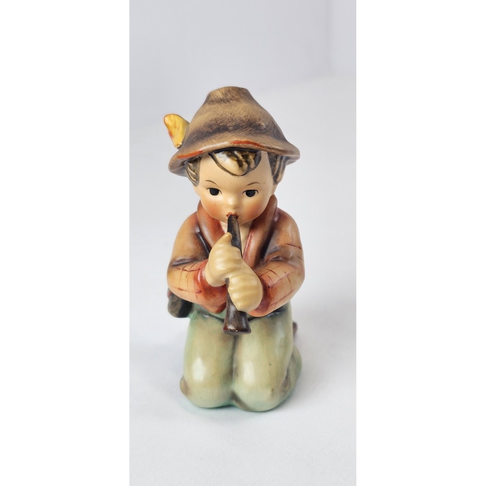 Goebel Hummel Little Tooter 214/H TMK 4 Vintage Germany Shepherd Boy